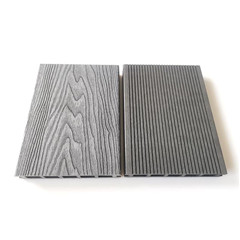 Hot sale 3d deep online embossing wood grain decking