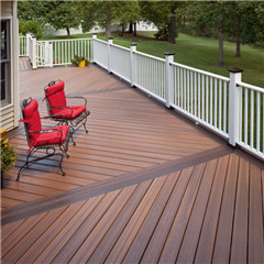 Wood plastic composite co-extruded decking 138*23mm
