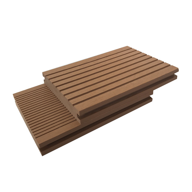 Wood plastic composite solid plastic waterproof decking