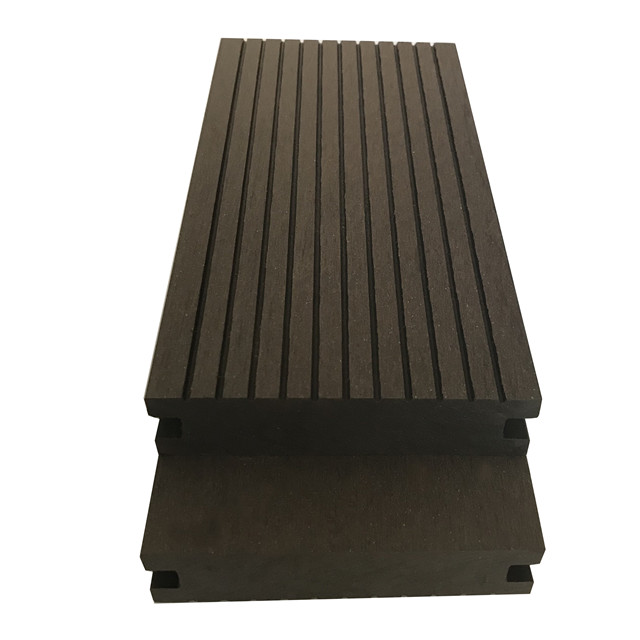 Waterproof wood wpc solid decking planks