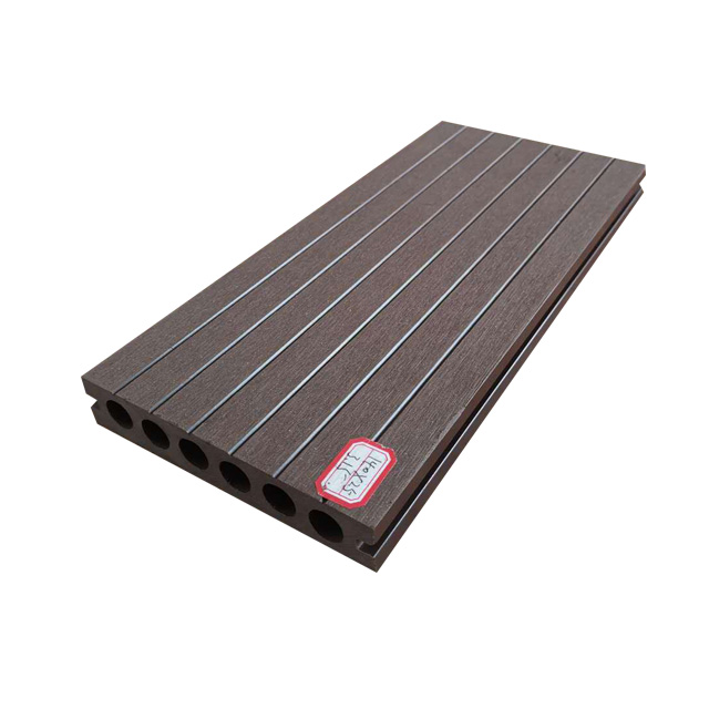 Outdoor wpc wood hollow composite decking