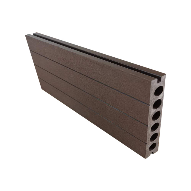 Outdoor wpc wood hollow composite decking