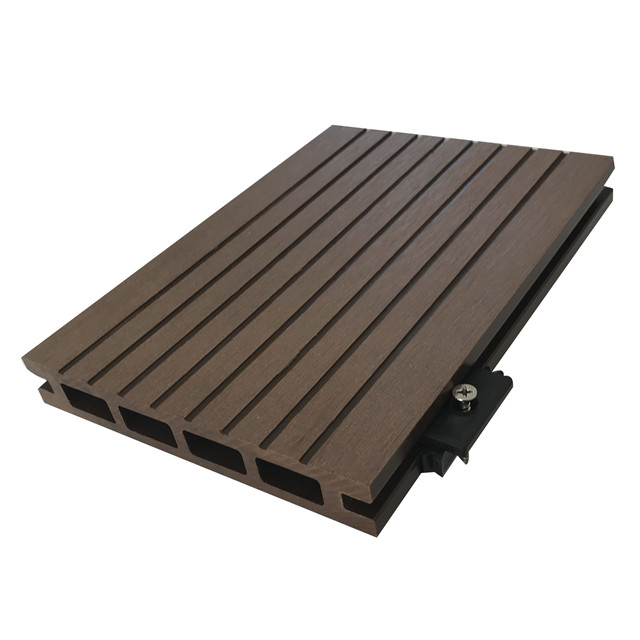Wood plastic composite wpc deck flooring