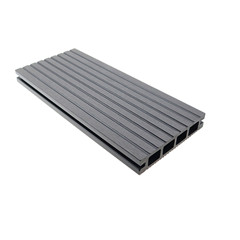Uv-resistant interlocking grey outdoor wpc decking