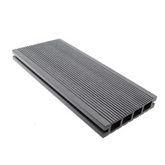 Uv-resistant interlocking grey outdoor wpc decking