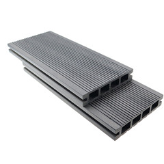 Uv-resistant interlocking grey outdoor wpc decking
