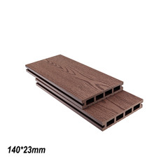 Non-slip outdoor terrace board recycled wpc hollow decking