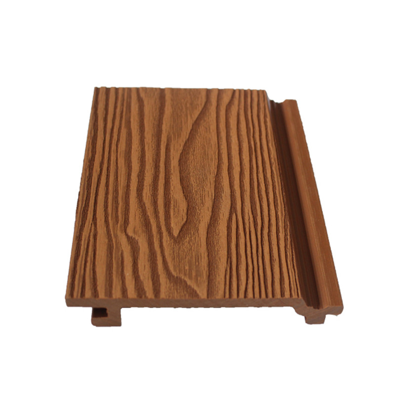 Outdoor fireproof 3d wpc wall panel boards 148*21mm