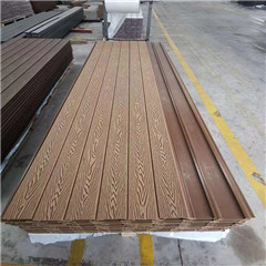 WPC wall panel with 3d wood grain