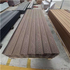 WPC wall panel with 3d wood grain