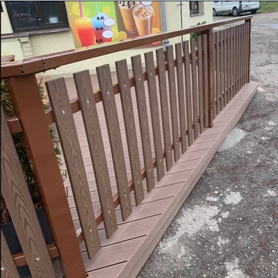 Outdoor wpc wood composite fence