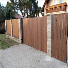 WPC fence board wood plastic composite board looks like real wood