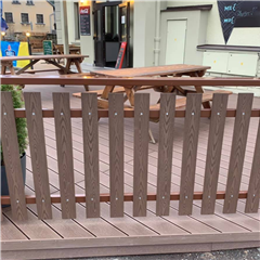 WPC fence board wood plastic composite board looks like real wood