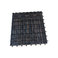 L type wpc diy tiles for garden