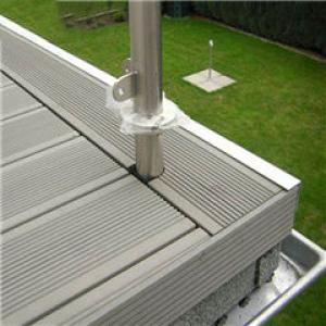 Manufacture wood plastic wpc decking board