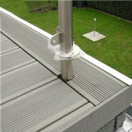 Factory direct sell plastic wood composite decking