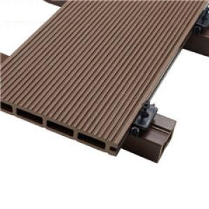 Brown outdoor flooring boards looks like real wood