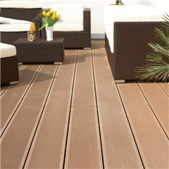 China technology 3d embossing capped wpc decking