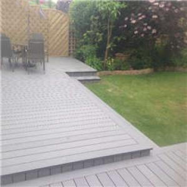 3d embossing wpc decking wood grain boards