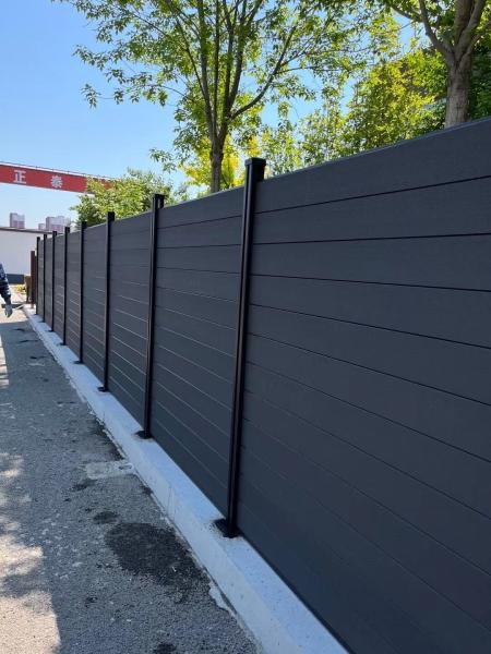 Popular and cheap plastic timber composite wpc fence